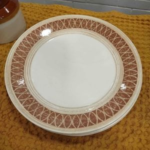 Vintage Royal China Royal- Ironstone Moroccan Pattern 10" Plates